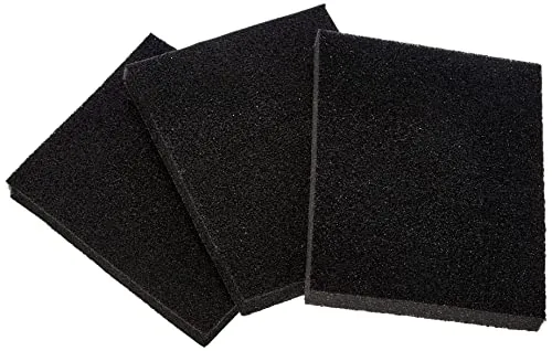 wolfcraft 2895000 Schleifschwämme-Set 3-tlg. 98x123x10mm I ideal zum Konturenschleifen