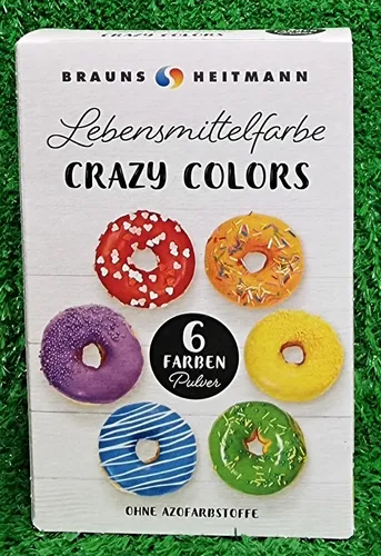 Brauns- Heitmann Lebensmittelfarben Crazy Colors 6 Farben