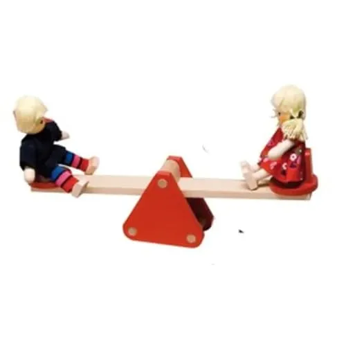 Rülke Holzspielzeug 22002 Puppenhauszubehör, holzfarben, rot