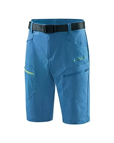 Black Crevice Herren Trekking Shorts, blau, L