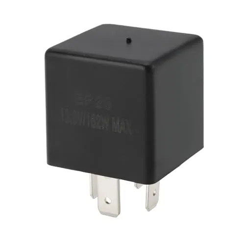 eMagTech 12,8 V/162 W 4-poliges Elektronisches Blinkrelais Maximale Leistung 130 W LED-Blinker Blinkerrelais Kompatibel mit Land Rover Defender 90/110 PRC8876