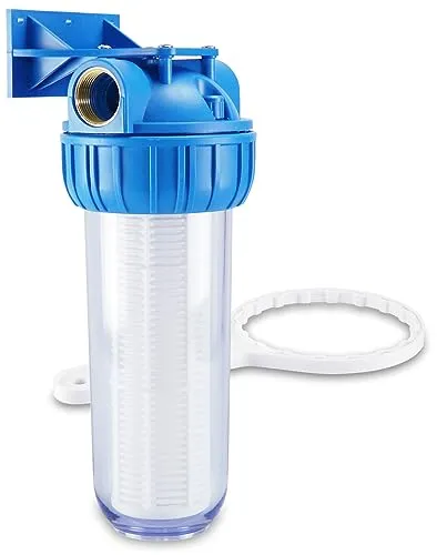 smardy Filter für Pumpe 1 Zoll Anschlussgewinde, robuster Hauswasserwerk Vorfilter, Gartenpumpe Wasserfilter 1