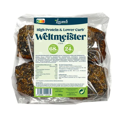 Locawo High Protein & Low Carb Weltmeister von Locawo