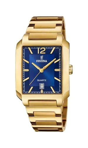 Festina Casual Watch F20678/3 - Stylische Herrenarmbanduhr - Armbanduhren für Herren mit 50m Wasserresistenz, Edelstahlgehäuse und 2 Jahren Garantie für langlebigen Tragekomfort.
