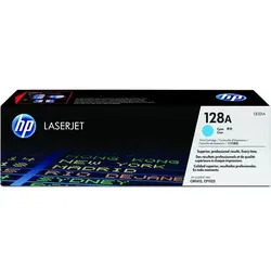 Original HP Toner 128A CE321A - Cyan für Laserjet Pro CP1525, hochleistungsfähig mit 1.300 Seiten Kapazität, ideal für farbenfrohe und hochwertige Ausdrucke