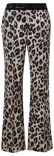Stoffhose s.Oliver BLACK LABEL Damen Gr. 40 schwarz leo - Stylische Stoffhose von s.Oliver BLACK LABEL für Damen, mit elastischem Bund und lässigem Animal-Print. Ideal für casual Outfits und pflegeleicht dank hochwertigem Webstoff.