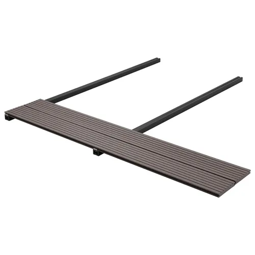 Dunkelbraune WPC Terrassendielen 6er Set für Zuhause - Hochwertige 6er Terrassendielen aus WPC, langlebig und pflegeleicht. Ideal für eine stilvolle Gestaltung Ihrer Außenbereiche.