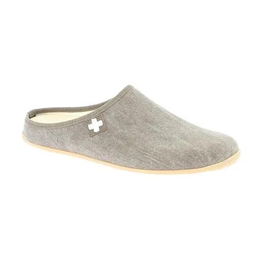 Living Kitzbühel - Cotton - Schweizer Kreuz - Pantoffeln (48 EU Wood)