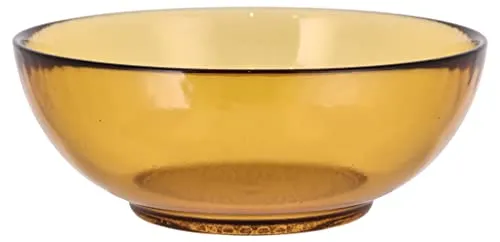 BITZ Kusintha Schale, Schüssel aus Glas, 20 cm, Amber in orange von Bitz