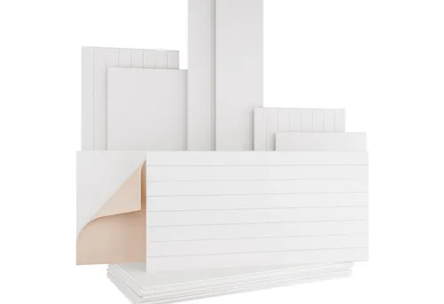 AKUSTIKO Selbstklebende Akustikpaneele 120x60cm - 20 Stück Weiß - 20 selbstklebende Akustikpaneele (14.4m²) für effektiven Schallschutz und Wärmedämmung. Einfach zu installieren, ideal für kreative Wandgestaltungen. Farbe: Weiß, Maße: 120x60cm, Stärke: 9mm.