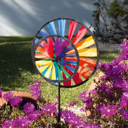 CIM Windspiel - Magic Wheel Twin Double - Durchmesser Ø16cm / Ø25cm - UV-be ...