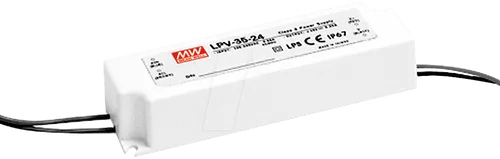 MW LPV-35-24 - LED-Trafo, 36 W, 24 V DC, 1500 mA