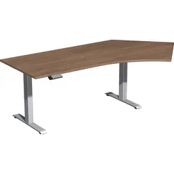 Geramöbel Tisch Elevate Plus 135 re 2166x1130x630-1280mm si/nu