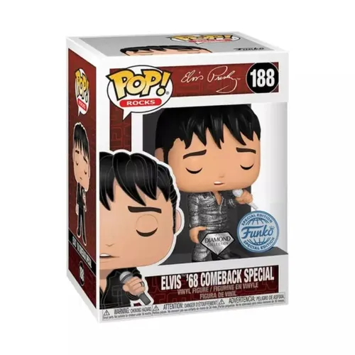 Elvis Presley - Diamond - Funko Pop Rocks # 188 NEU 09556947