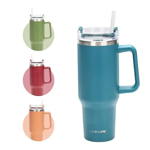 Ribelli Trinkflasche mit Strohhalm 1200ml