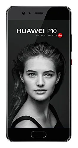 Huawei P10 Smartphone (12,95 cm (5,1 Zoll) Touch-Display, 32 GB Interner Speicher, Android 7.0, EMUI 5.1) Graphite Black