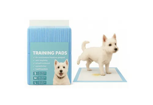 HappyPaw Hundetoilette Welpenunterlage Trainingspad für Hunde Wickelunterlage, auslaufsichere Trainingsmatte mit schnell trocknender Oberfläche
