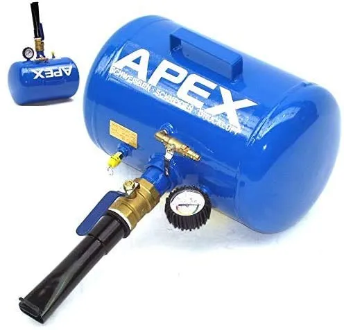 Apex Kompressor Air Booster 20 L - Reifenmontierhilfe - Druckluftgerät zur einfachen Reifenmontage von PKW- und LKW-Reifen. Mit 20 Ltr. Füllvolumen und manuellem Kugelhahn für präzises Arbeiten. Ideal für Werkstätten, besonders bei deformierten Reifen.