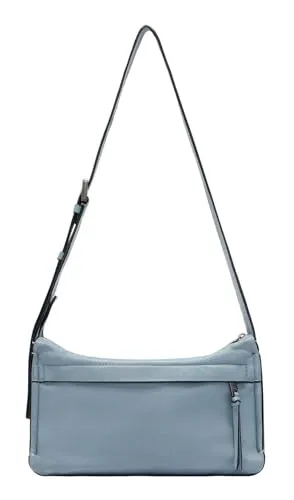 Liebeskind Sky Sheep Natural S Schultertasche blaugrau - Umhängetasche aus hochwertigem Schafsleder in blaugrau, stilvoll und perfekt für den Alltag.