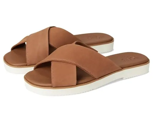 TOMS Damen Mae Crossover Flache Sandalen, Brauner Zucker, 40 EU