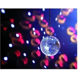 Spiegelkugel 20cm mit Echtglasfacetten 10 x 10 mm