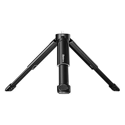 Ulanzi MT-14 Ausziehbares Desktop Stativ Vlog, Schwarz - Stativ für Vlogger, Tragkraft bis 10kg und flexible Höhe von 80-167mm für optimale Aufnahmen.