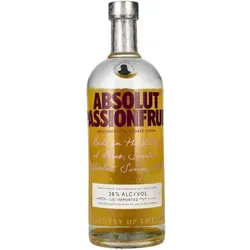 Absolut PASSIONFRUIT Flavored Vodka 38% Vol. 1l - Wodka mit intensiven Passionsfruchtnoten, ideal für erfrischende Cocktails und Sommerabende. Genießen Sie tropisches Flair in jeder Flasche!