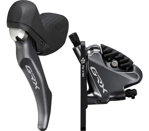 SHIMANO GRX ST-RX810-L 2x Shifter mit BR-RX810-F - Brems- / Schaltzüge & Gehäuse, präzise Schaltperformance und hohe Zuverlässigkeit für Gravelbikes