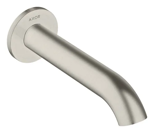 Axor Uno Wanneneinlauf gebogen - Edelstahl Optic - 38411800 - Eleganter Wanneneinlauf in gebogener Form, aus hochwertigem Edelstahl für eine stilvolle Badgestaltung.