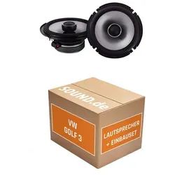 JUST SOUND Lautsprecher Set Alpine S2-S65 für VW Golf 3
