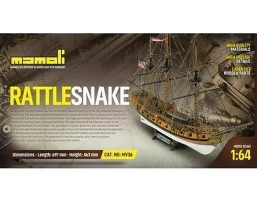 Krick Standmodell Rattlesnake Bausatz 1:64 Mamoli / 21736 von Krick