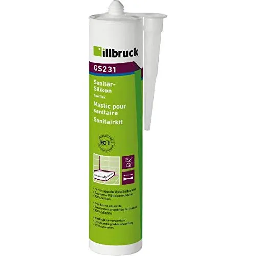 ILLBRUCK 397846 GS231 Sanitär- und Glassilikon 310ml anthrazit