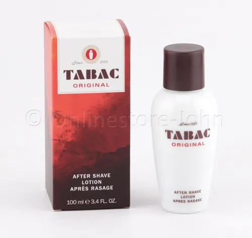 Tabac Original After Shave Lotion 100ml - Aftershave für den klassischen Gentleman, pflegt die Haut nach der Rasur und verleiht einen maskulinen Duft.