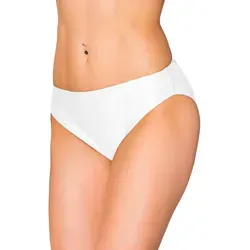 Aquarti Bikini-Hose Aquarti Damen Bikini Hose mit mittelhohem Bund weiß 38
