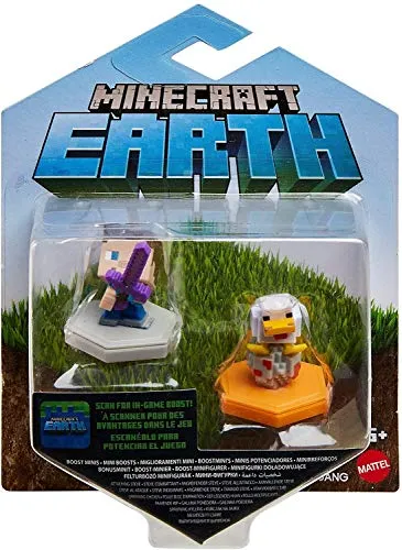Mattel Minecraft GKT42 - Earth Boost Minifigur 