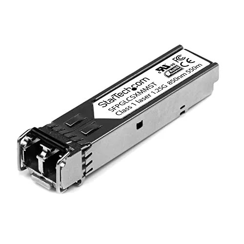 StarTech.com Cisco kompatibel Gigabit SFP Transceiver Modul MM LC - Mini-GBIC bis 550m - Glasfaser Transceiver 850nm 1000Base-SX