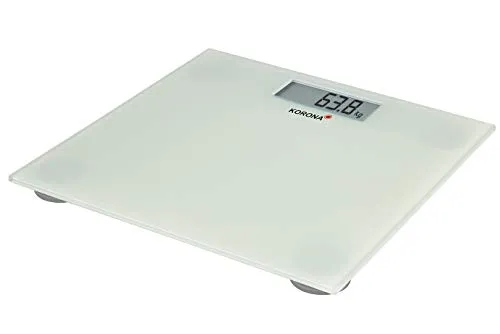 KORONA Personenwaage MIRA, Körperwaage, weiß, 180 kg Tragkraft, 100 g Einteilung, schlicht