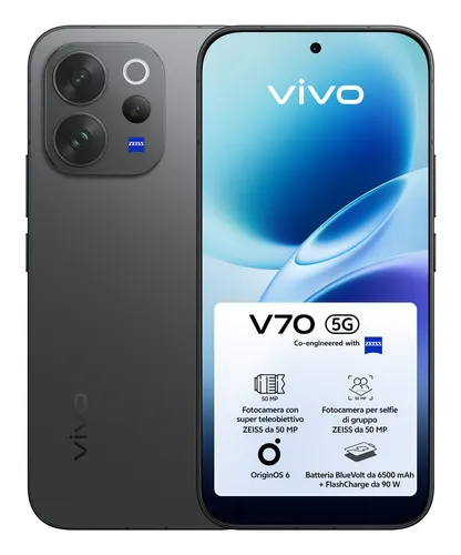 VIVO V70 8+256GB 5G, schwarz von Vivo