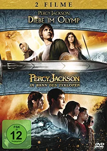 Percy Jackson 1 + 2,2 DVDs: Diebe im Olymp / Im Bann des Zyklopen. Film 2: für Hör- und Sehgeschädigte geeignet