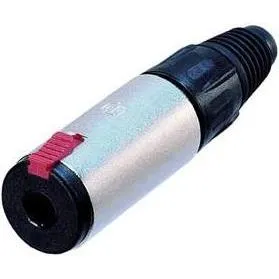Neutrik Batteriepolklemme 6.35 mm mit Verriegelung - Professionelle 6.35 mm-Klinkenbuchse mit Verriegelung für sichere Verbindungen und optimalen Kabelschutz. Ideal für Audio- und Videoanwendungen.