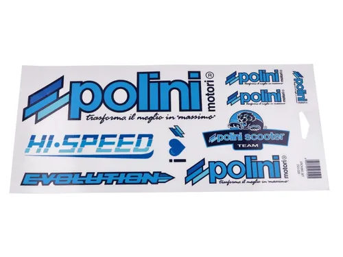 Aufklebersatz Polini Scooter Team