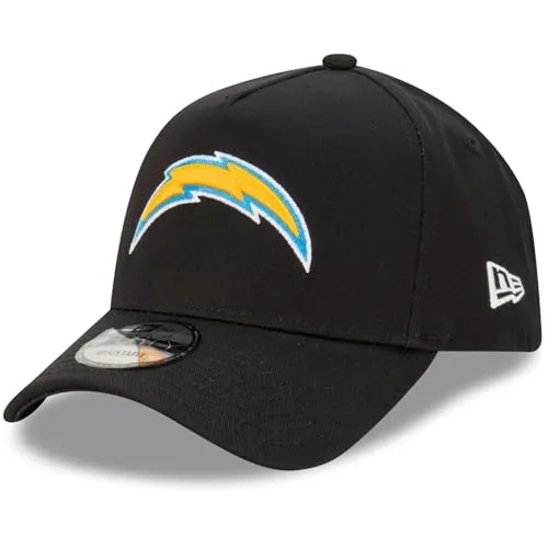New Era Los Angeles Chargers NFL Evergreen Schwarz Verstellbare 9Forty A-Frame Cap - One-Size