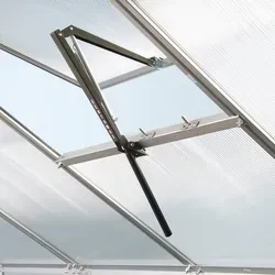 Vitavia Ventomax Automatischer Dachlüfter - Zubehör für Gewächshäuser mit stufenlos einstellbarer Öffnungstemperatur zwischen 16 und 25 Grad Celsius für optimale Belüftung ohne Strom.