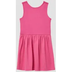 s.Oliver Minikleid Kleid Kurzes Kleid aus Baumwollmix mit Rücken-Detail rosa 110 EU