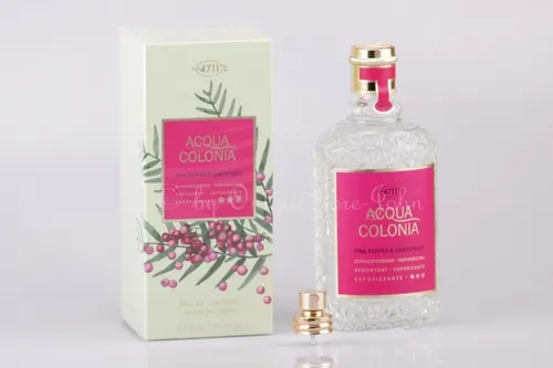 4711 Acqua Colonia Pink Pepper & Grapefruit Eau de Cologne 170 ml - Unisex Duft mit eleganter, aromatisch-würziger Note, ideal für stilbewusste Duftliebhaber, die Klassiker schätzen.