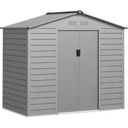 Outsunny Verzinkter Stahl Gerätehaus 2,43㎡