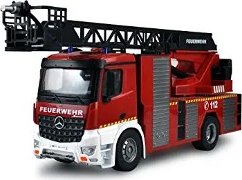 Amewi Mercedes-Benz Feuerwehr Drehleiterfahrzeug 1:18 RTR - RC-Modelle, detailgetreues Feuerwehrfahrzeug mit funktionierender Drehleiter, ideal für Sammler und RC-Enthusiasten.
