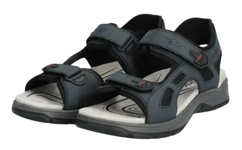 Rieker Herren Klassische Sandalen 26955 - Wanderschuhe mit bequemem Klettverschluss und Komfortweite G, ideal für entspannte Sommertage und Strandausflüge.
