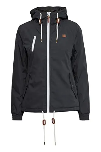 OXMO OXTilda Damen Jacke Übergangsjacke mit Kapuze - Funktionsjacken für jede Jahreszeit, mittelschwer gefüttert und nachhaltig produziert – ideal für stilvolle Übergangslooks.