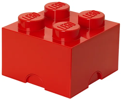 LEGO Aufbewahrungsstein STORAGE BRICK 4 5,7 Liter rot in rot von LEGO
